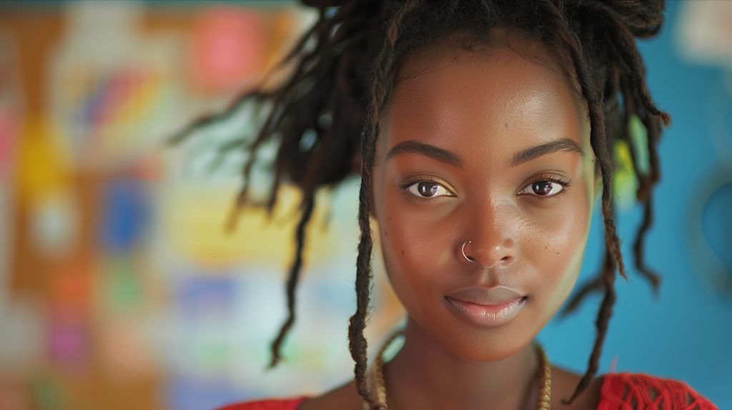 vecteezy_a-young-woman-with-dreadlocks-and-a-red-shirt_56047519
